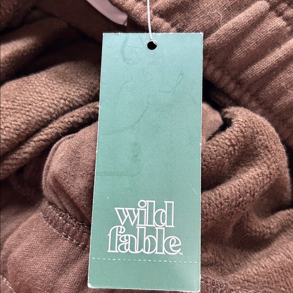 Brown Joggers with Elastic Waistband and Relaxed Fit - Picture 2 of 4